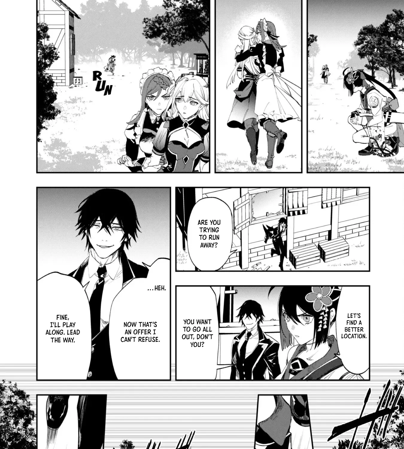 Hitokiri Shoujo Koushaku Reijou no Goei ni Naru Zinmanga X Chapter 4 Page 35