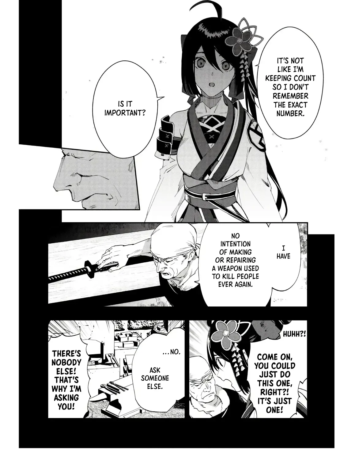 Hitokiri Shoujo Koushaku Reijou no Goei ni Naru Zinmanga X Chapter 3 Page 12