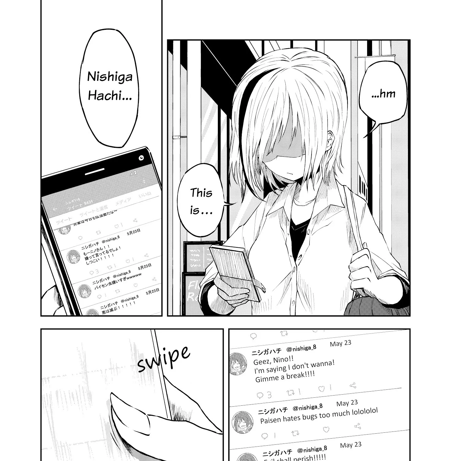 Klutzy, Gullible Nishiga Hachi Zinmanga X Chapter 4 Page 1