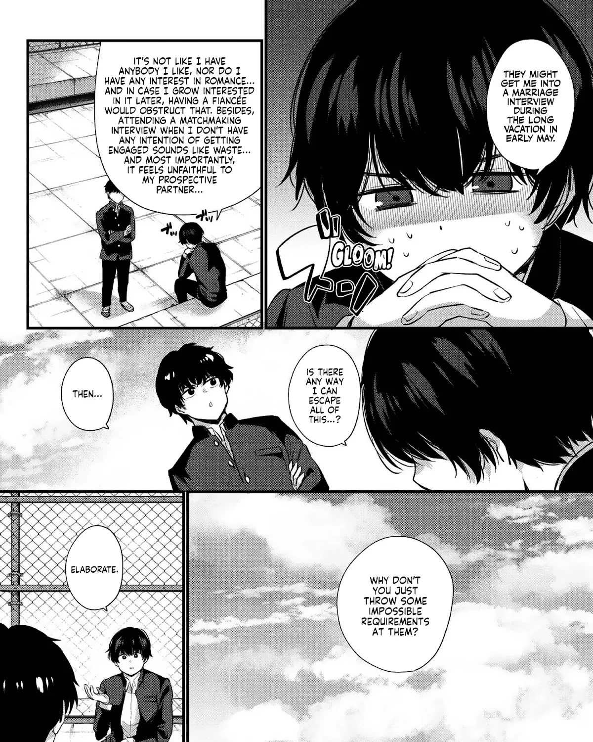 Omiai Shitakunakatta node, Murinandai na Jouken wo Tsuketara Doukyuusei ga Kita Ken ni Tsuite Zinmanga X Chapter 1 Page 9
