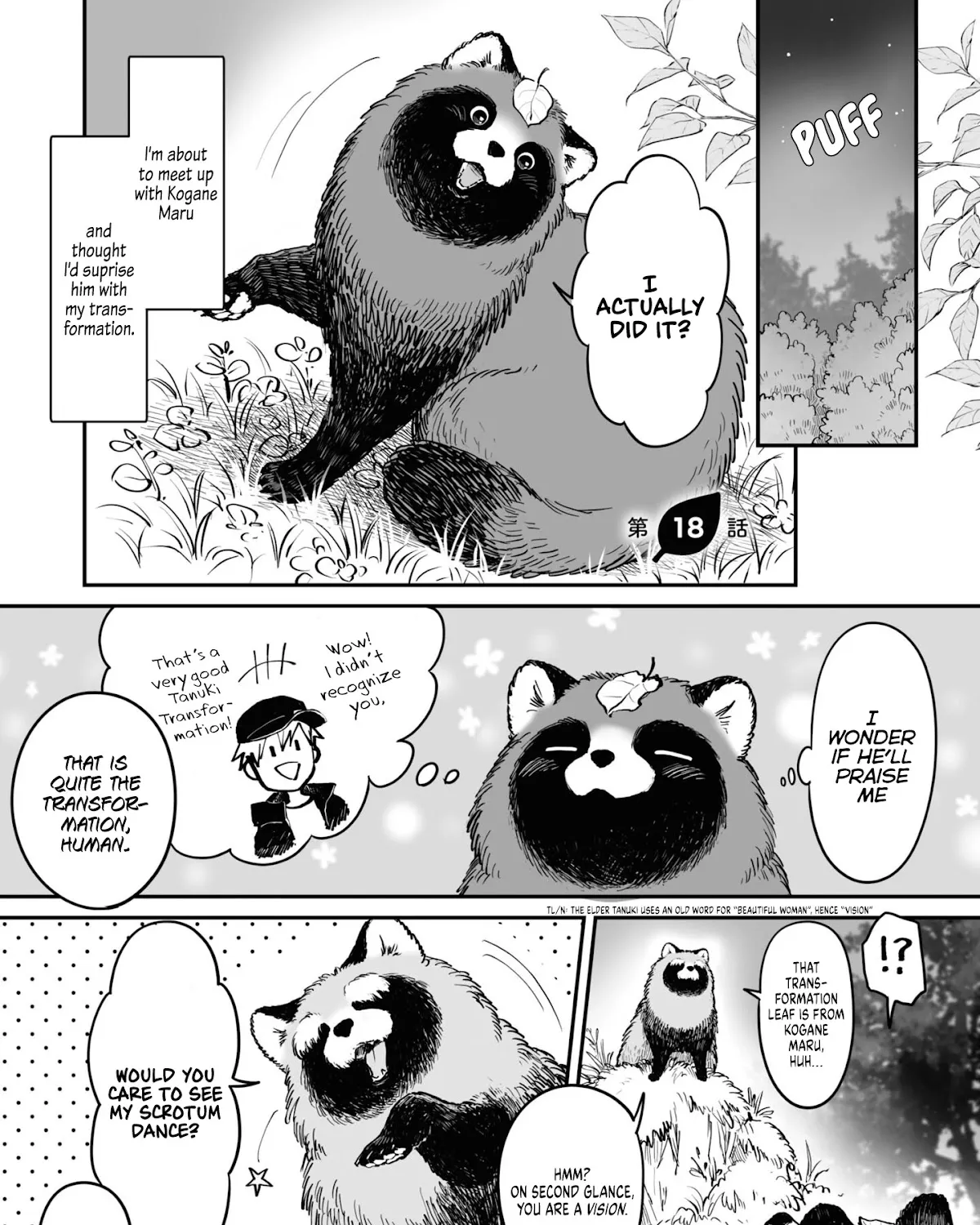 Tanuki Zinmanga X Chapter 18 Page 1