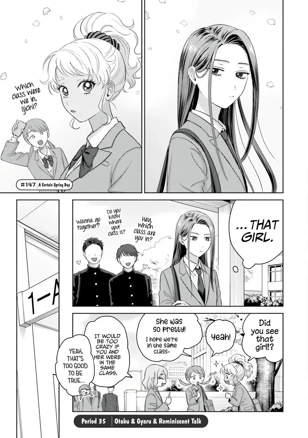 Gal Can’t Be Kind to Otaku!? Zinmanga X Chapter 35 Page 1