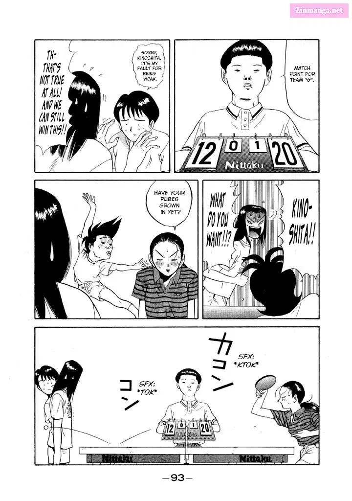 Go! Ina Junior High Ping-Pong Club Zinmanga X Chapter 98 Page 15