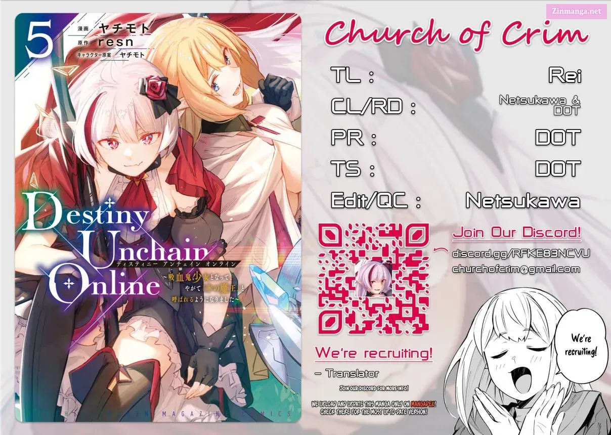 Destiny Unchain Online ~Kyuuketsu-ki Shoujo to natte, Yagate『 Aka no Maou』to Yobareru You ni Narimashita~ Zinmanga X Chapter 34 Page 1