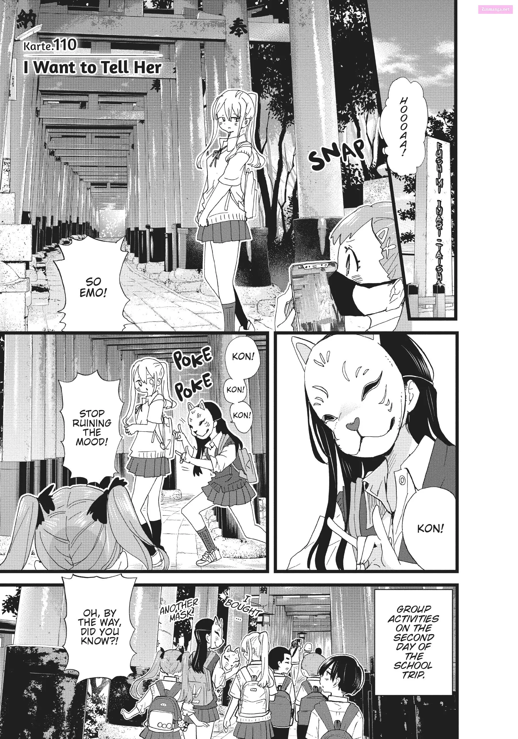 The Dangers in My Heart Zinmanga X Chapter 110 Page 1