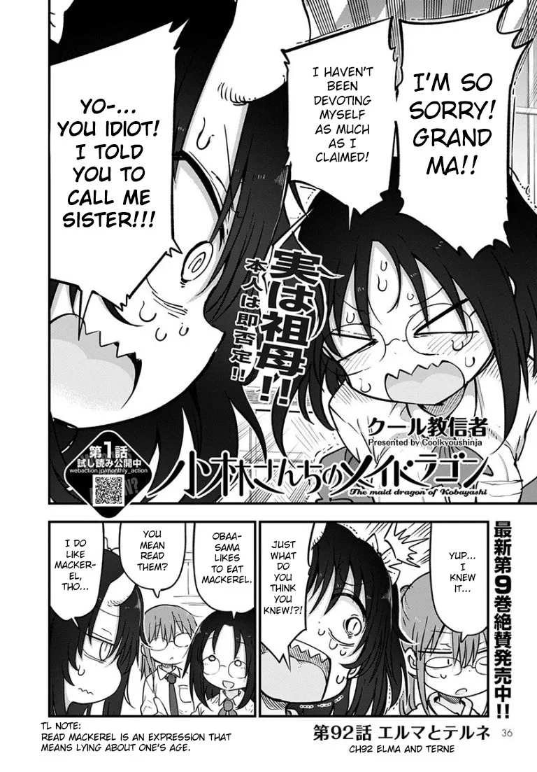 Kobayashi-San Chi No Maid Dragon Zinmanga X Chapter 92 Page 2