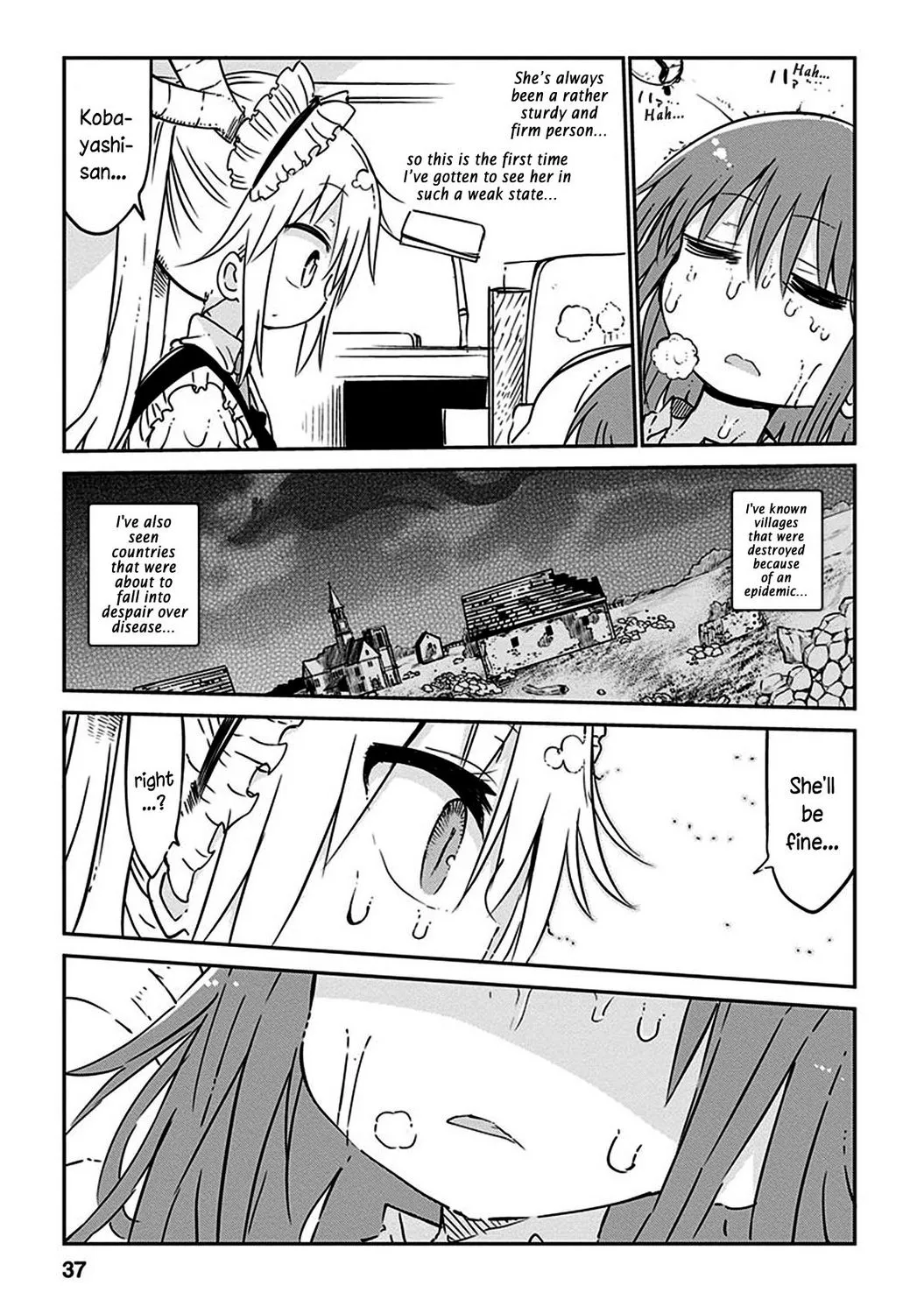 Kobayashi-San Chi No Maid Dragon Zinmanga X Chapter 42 Page 8