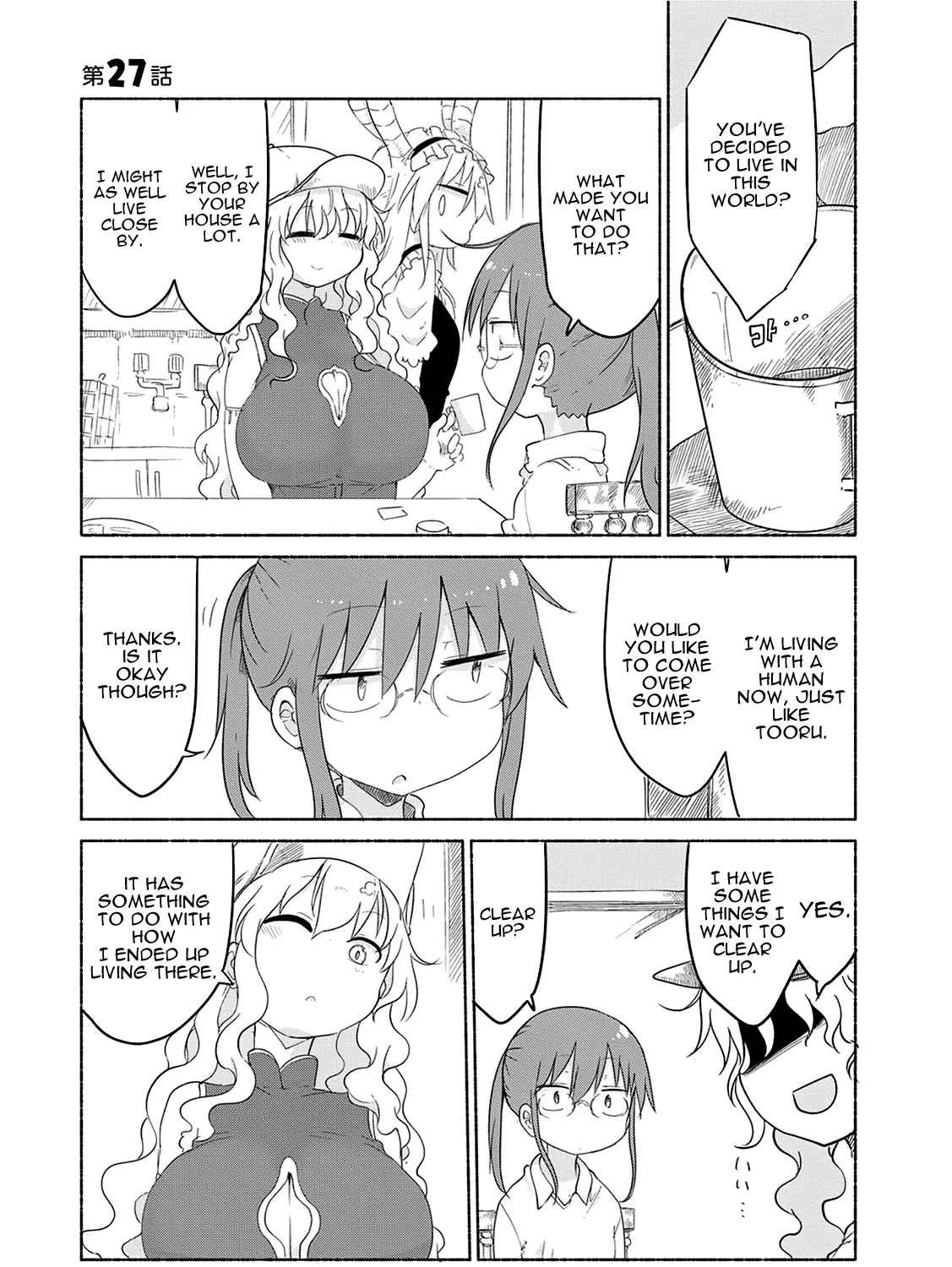 Kobayashi-San Chi No Maid Dragon Zinmanga X Chapter 27 Page 2