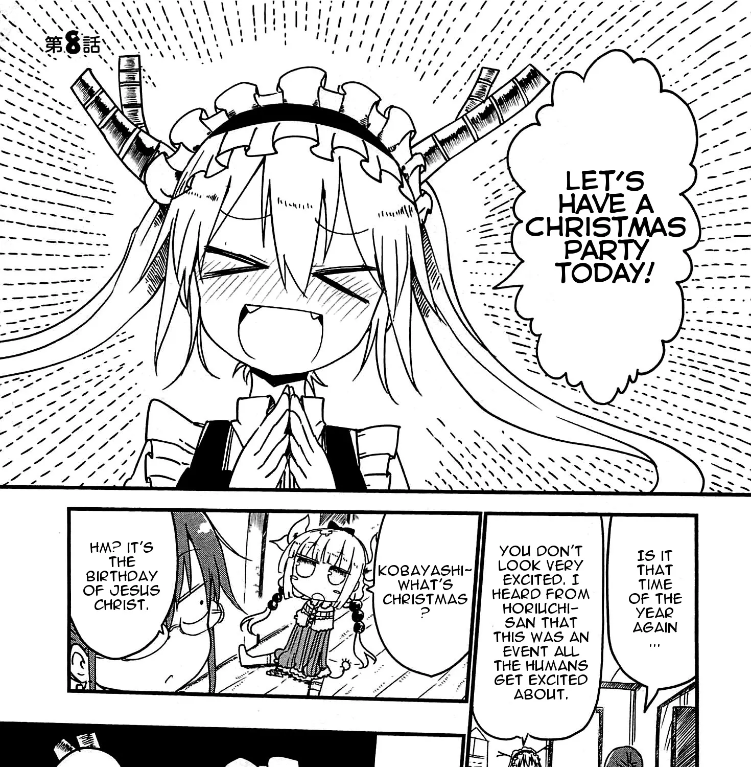 Kobayashi-San Chi No Maid Dragon Zinmanga X Chapter 8 Page 1