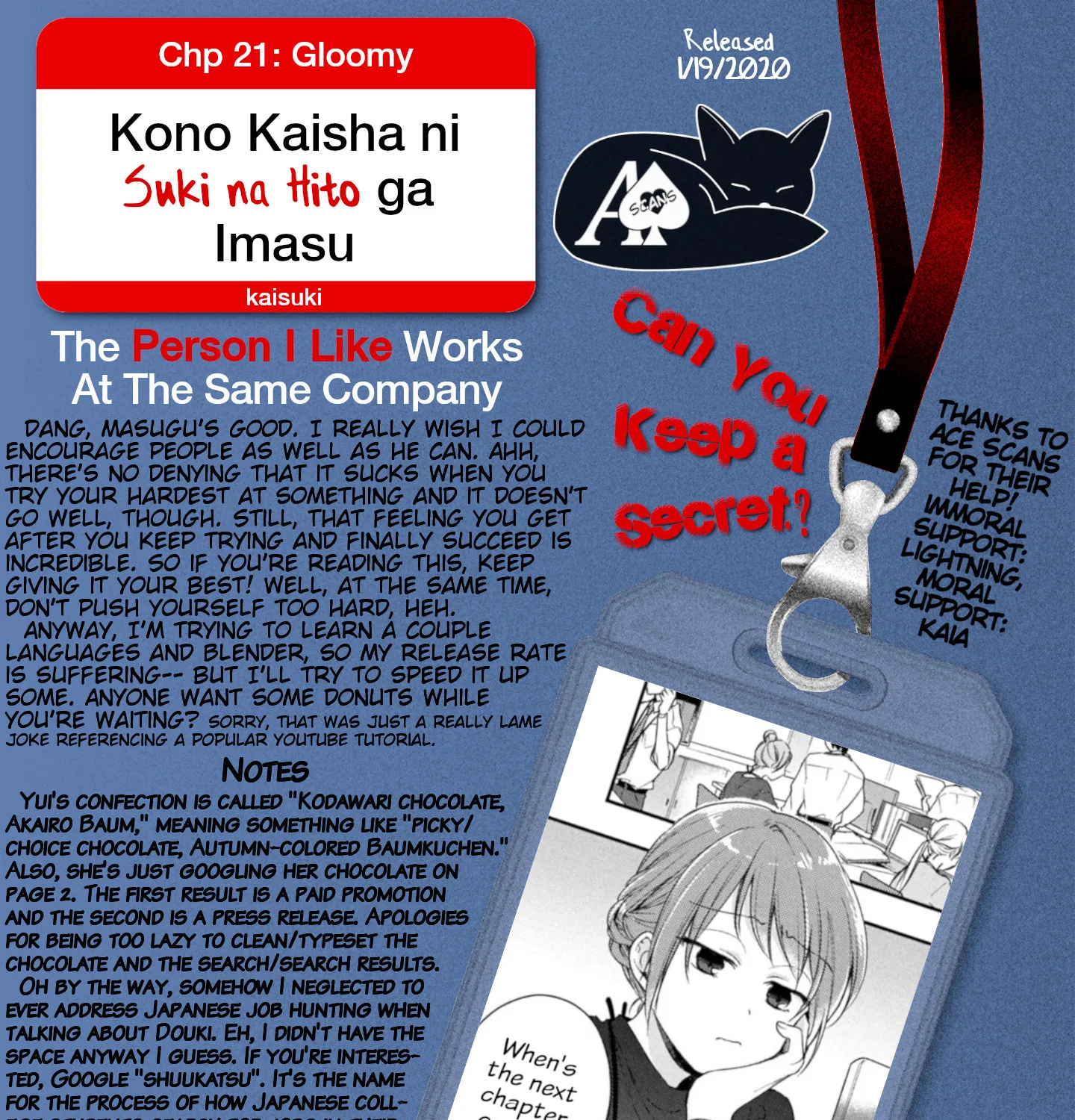 Kono Kaisha ni Suki na Hito ga Imasu Zinmanga X Chapter 21 Page 27