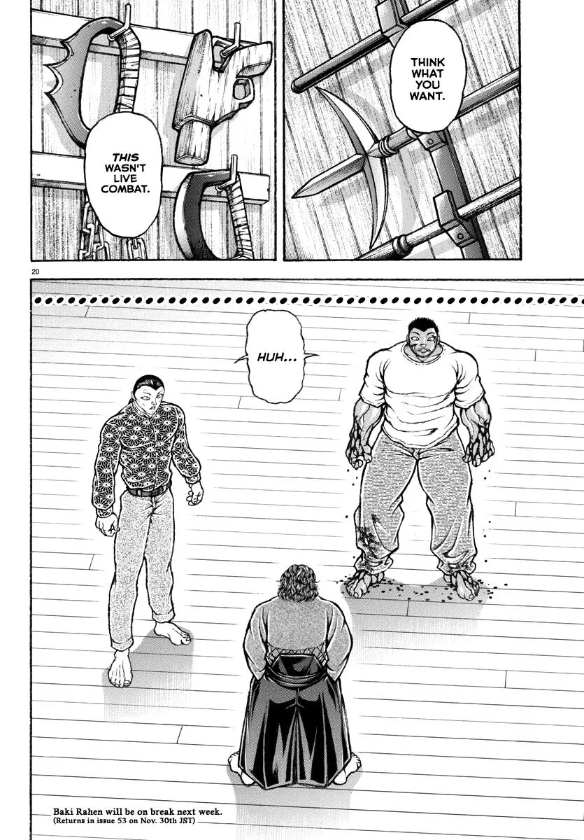 Baki Rahen Zinmanga X Chapter 7 Page 20