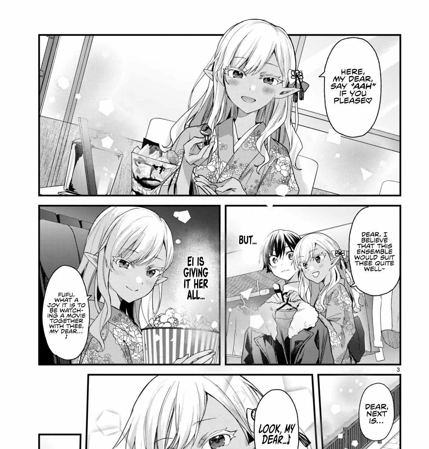 The Four Sisters (Elves) Wait For The Night Zinmanga X Chapter 22 Page 8