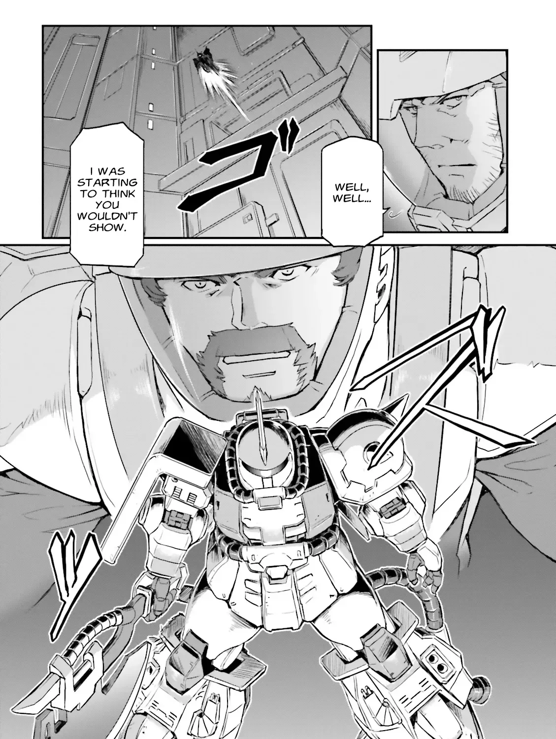 Mobile Suit Gundam MSV-R Legend of the Universal Century Heroes: The Fabulous Shin Matsunaga Zinmanga X Chapter 32 Page 57