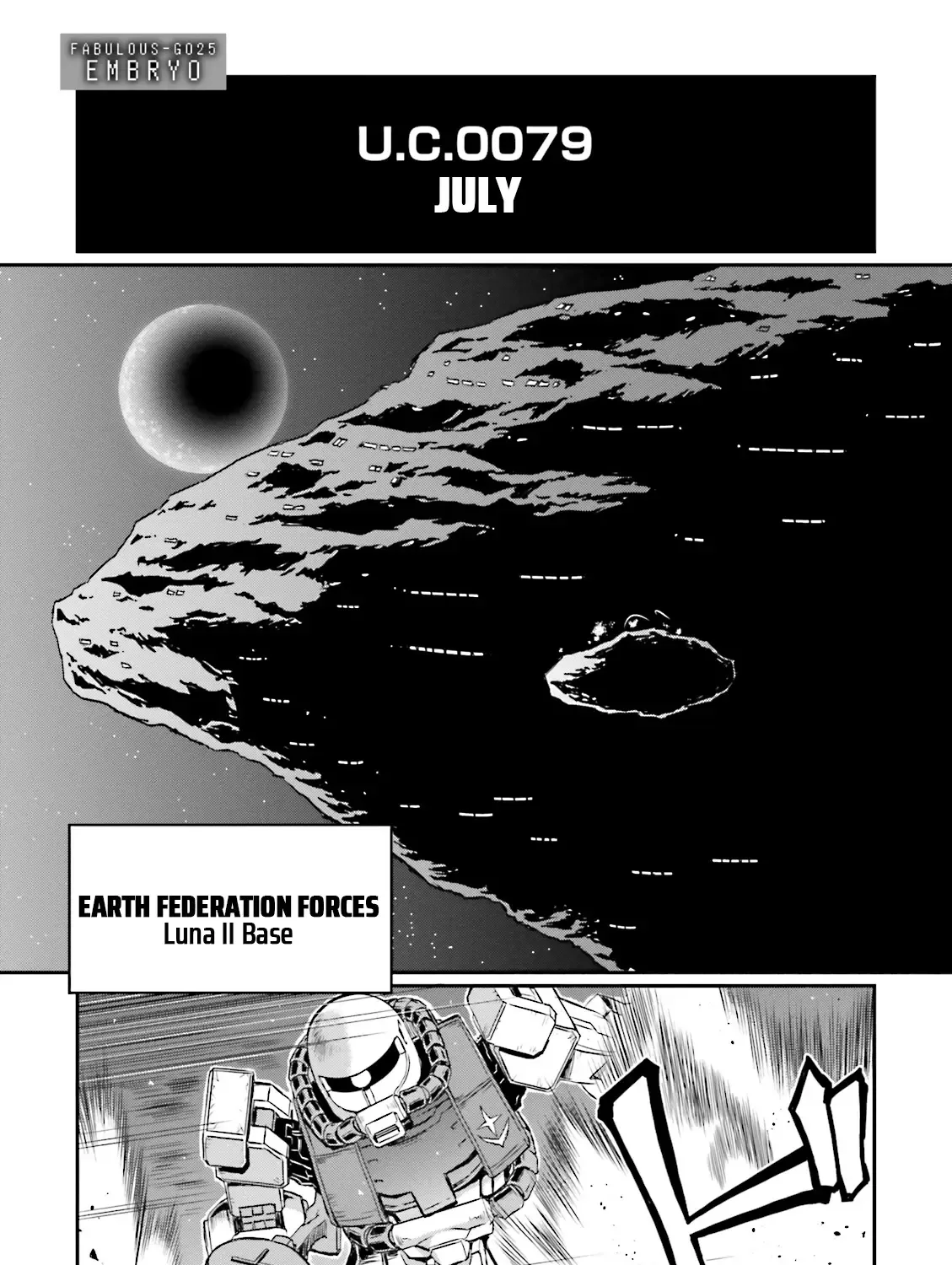 Mobile Suit Gundam MSV-R Legend of the Universal Century Heroes: The Fabulous Shin Matsunaga Zinmanga X Chapter 25 Page 1