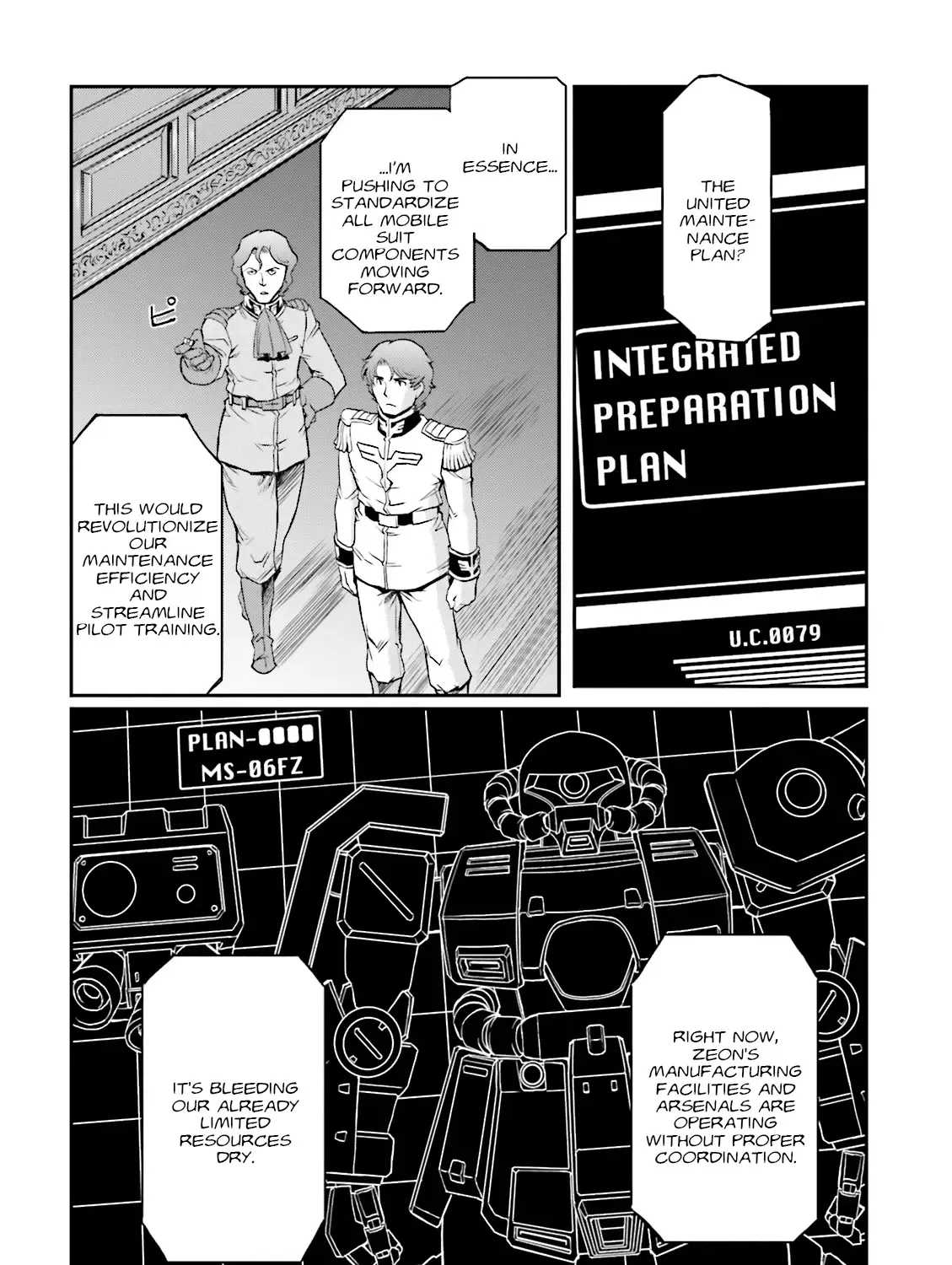 Mobile Suit Gundam MSV-R Legend of the Universal Century Heroes: The Fabulous Shin Matsunaga Zinmanga X Chapter 24 Page 45