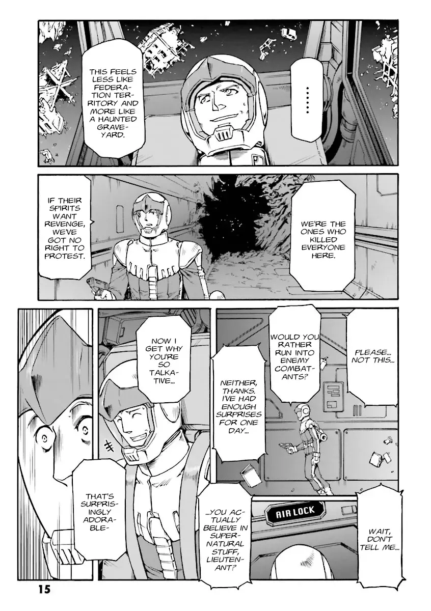 Mobile Suit Gundam MSV-R Legend of the Universal Century Heroes: The Fabulous Shin Matsunaga Zinmanga X Chapter 7 Page 15