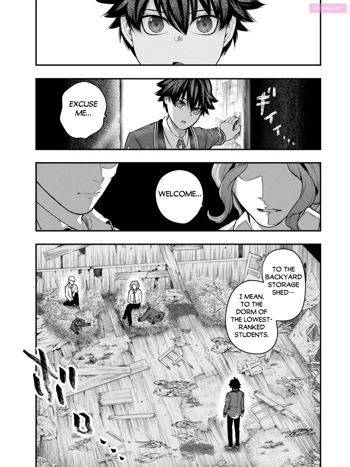 Gomi Ika da to Tsuihousareta Shounin, Jitsu wa Zensei Kenja Desu ~ Shijou Saikyou no Kenja, Sekai Saikou Hou no Gakuen ni Kayou Zinmanga X Chapter 5.3 Page 4
