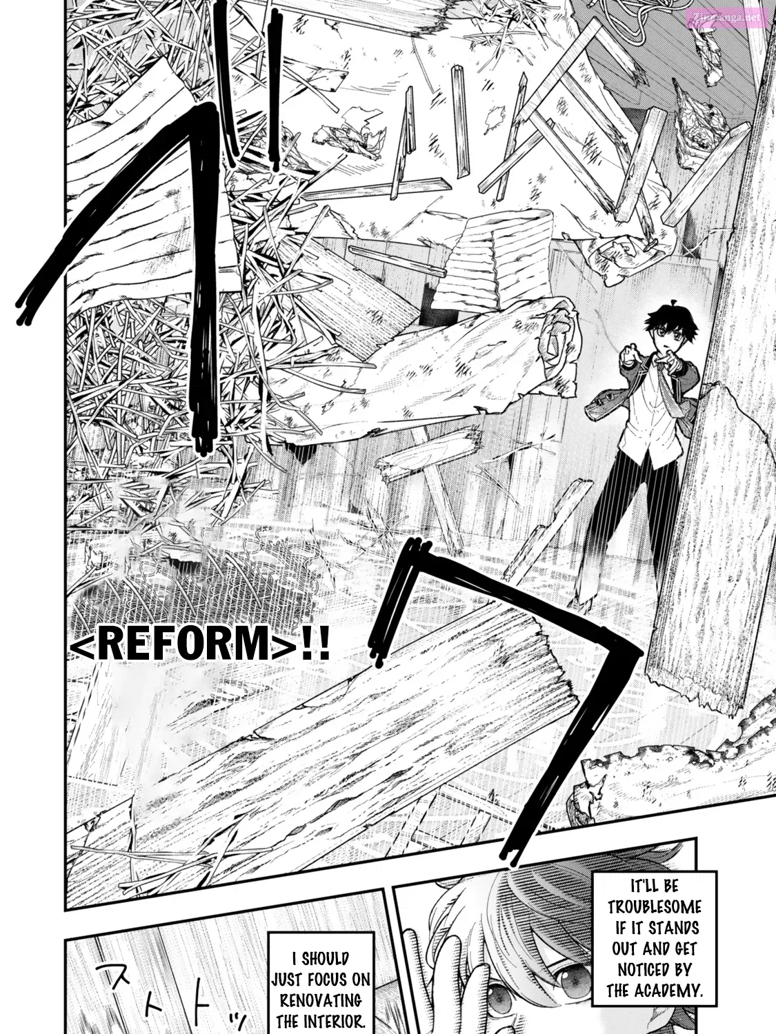 Gomi Ika da to Tsuihousareta Shounin, Jitsu wa Zensei Kenja Desu ~ Shijou Saikyou no Kenja, Sekai Saikou Hou no Gakuen ni Kayou Zinmanga X Chapter 5.3 Page 18