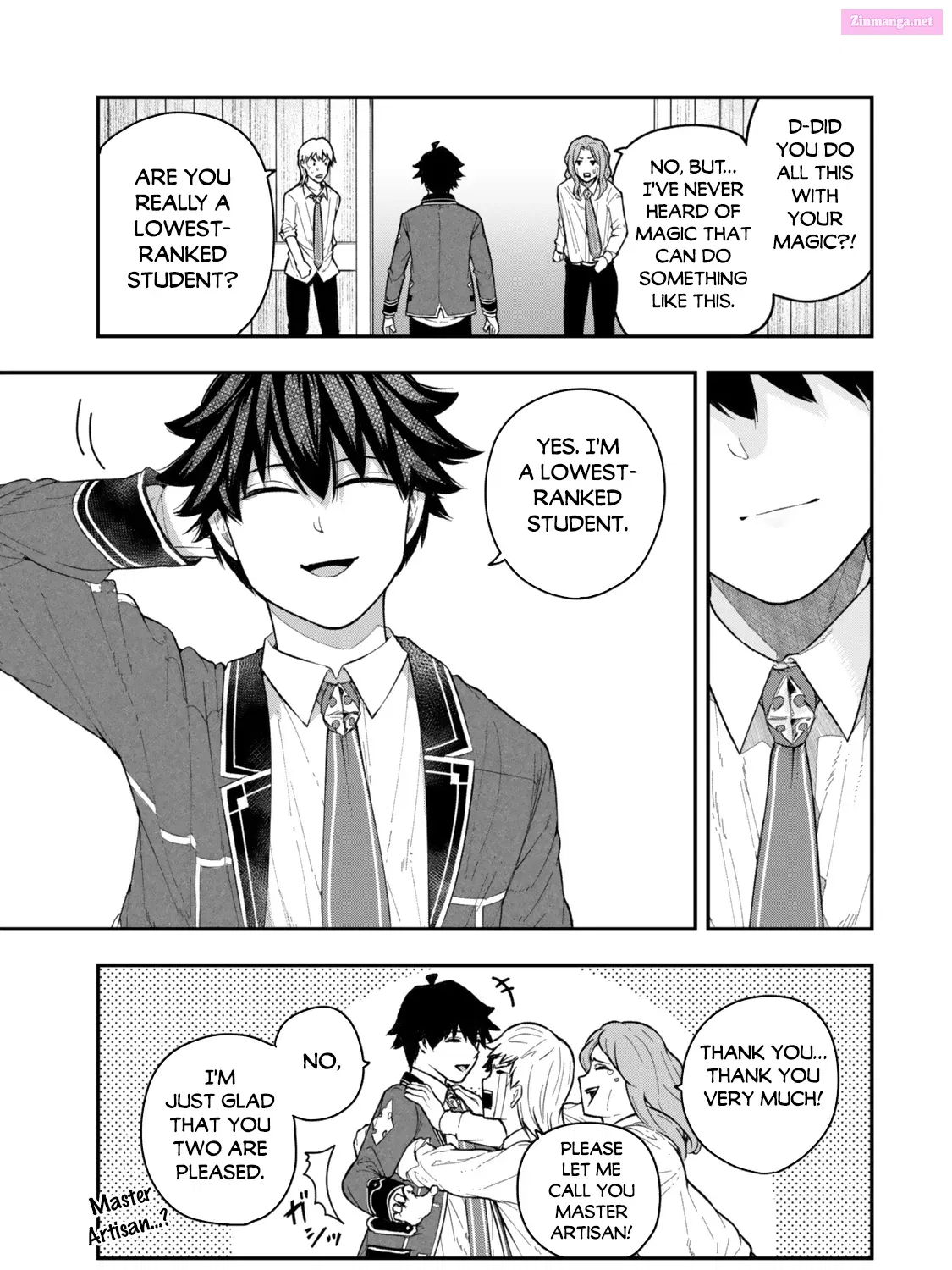Gomi Ika da to Tsuihousareta Shounin, Jitsu wa Zensei Kenja Desu ~ Shijou Saikyou no Kenja, Sekai Saikou Hou no Gakuen ni Kayou Zinmanga X Chapter 5.3 Page 28