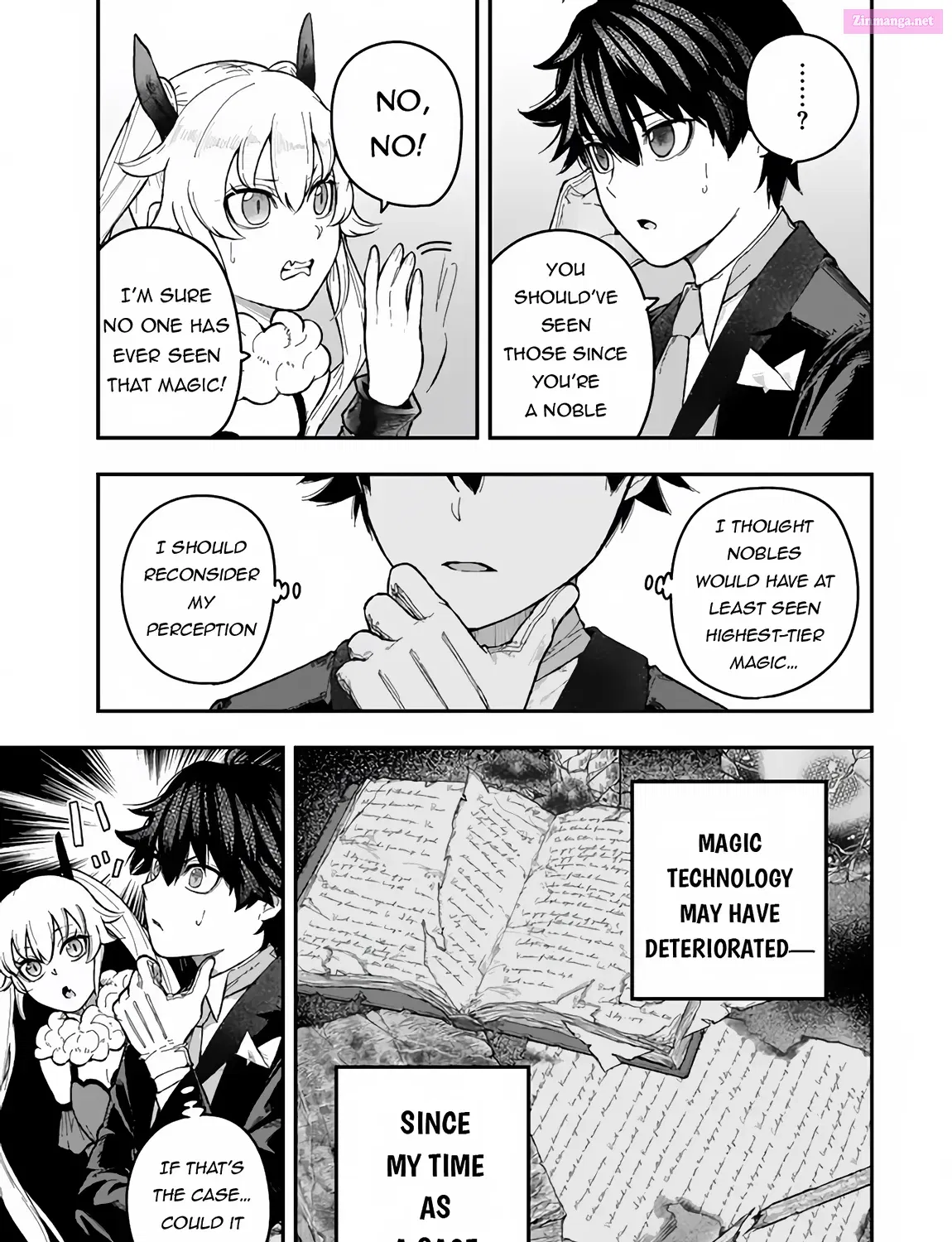 Gomi Ika da to Tsuihousareta Shounin, Jitsu wa Zensei Kenja Desu ~ Shijou Saikyou no Kenja, Sekai Saikou Hou no Gakuen ni Kayou Zinmanga X Chapter 3.2 Page 25