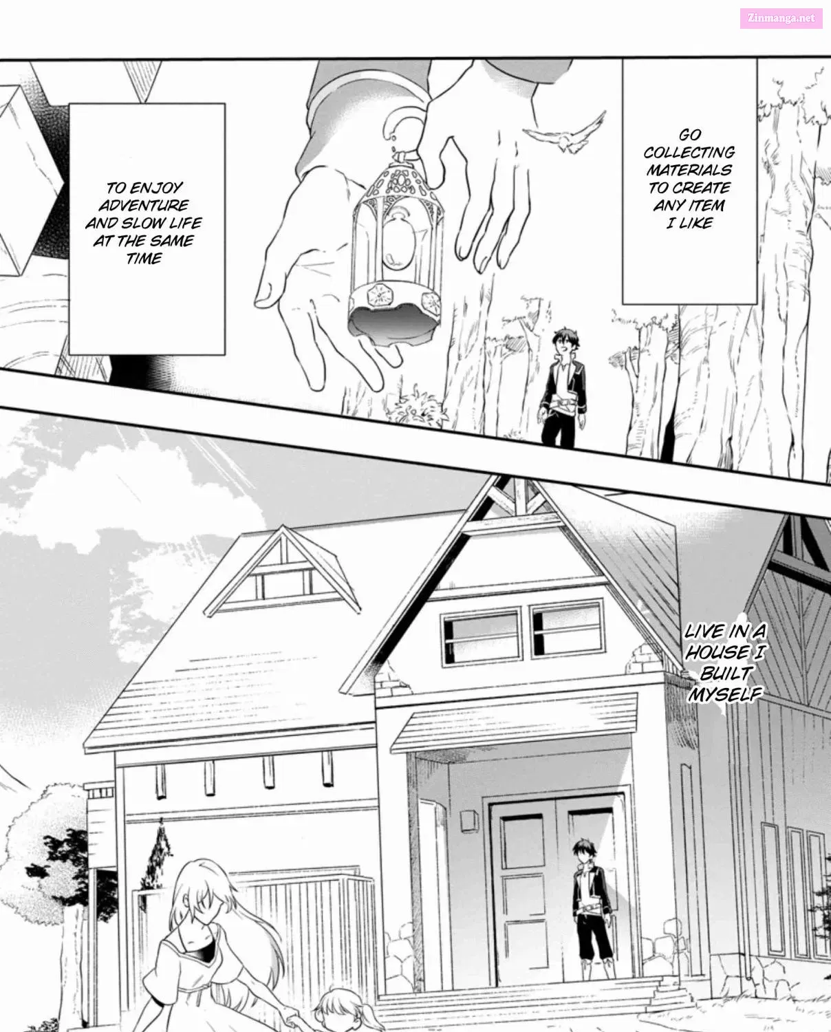 Isekai Craft Gurashi: Jiyuu Kimama na Seisan Shoku no Honobono Slow Life Zinmanga X Chapter 1 Page 51