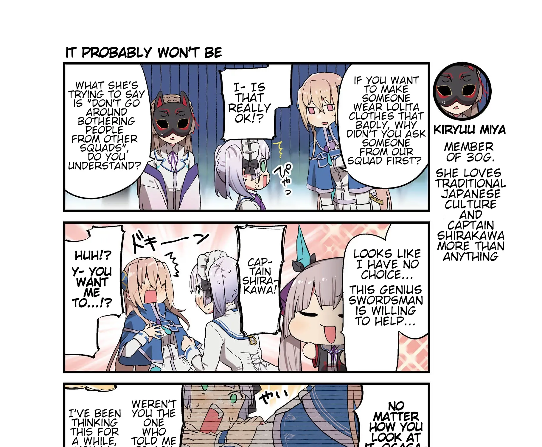 Heaven Burns Red Official 4-Koma Zinmanga X Chapter 74 Page 1