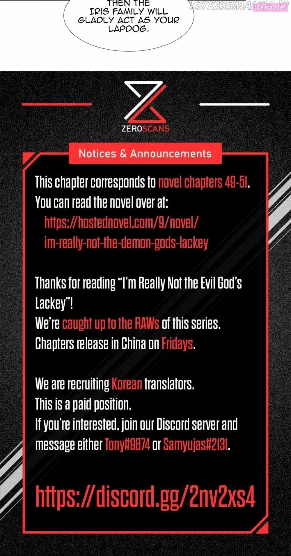 I’m Really Not The Demon God’s Lackey Zinmanga X Chapter 25 Page 52