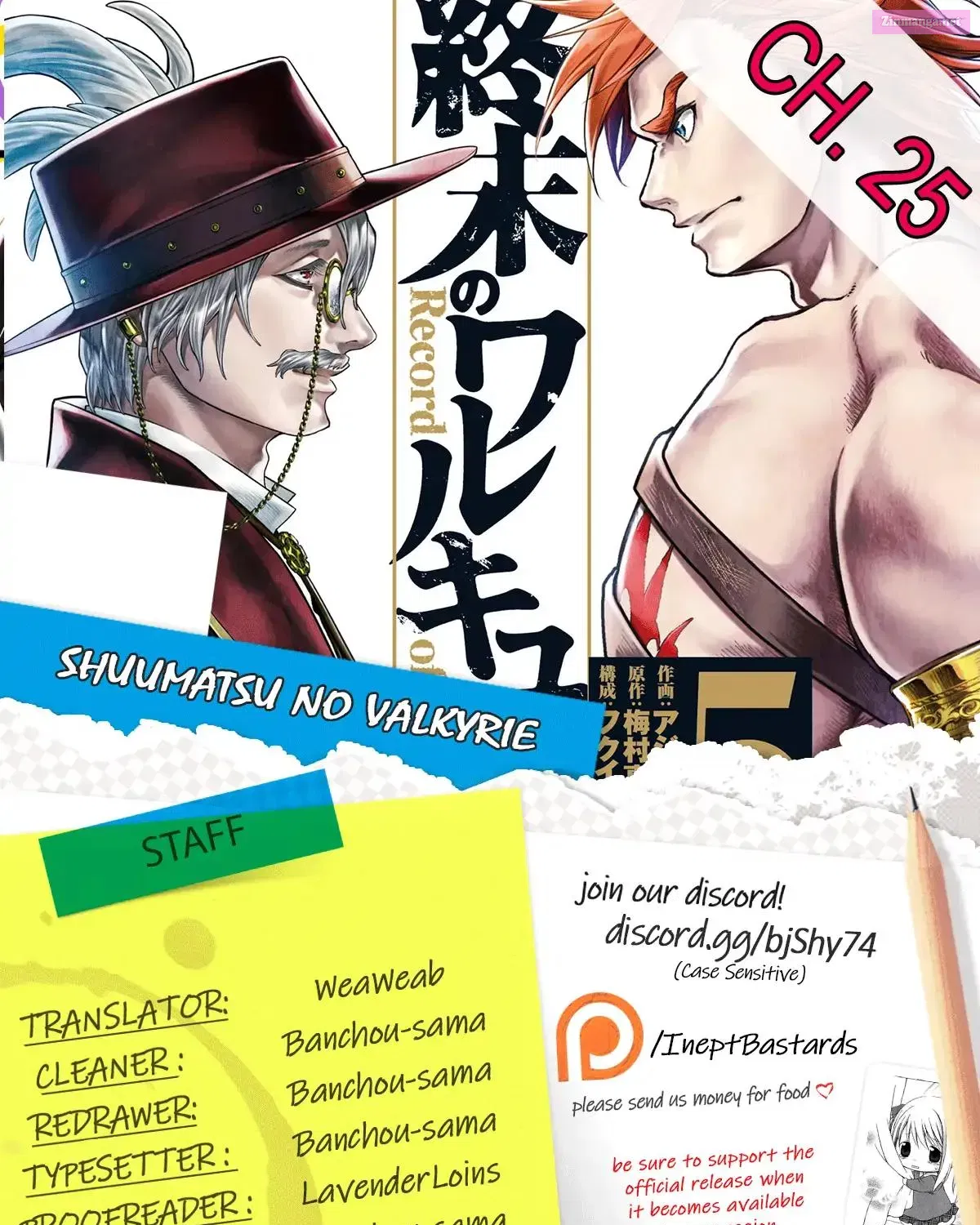 Shuumatsu no Valkyrie Zinmanga X Chapter 25 Page 1