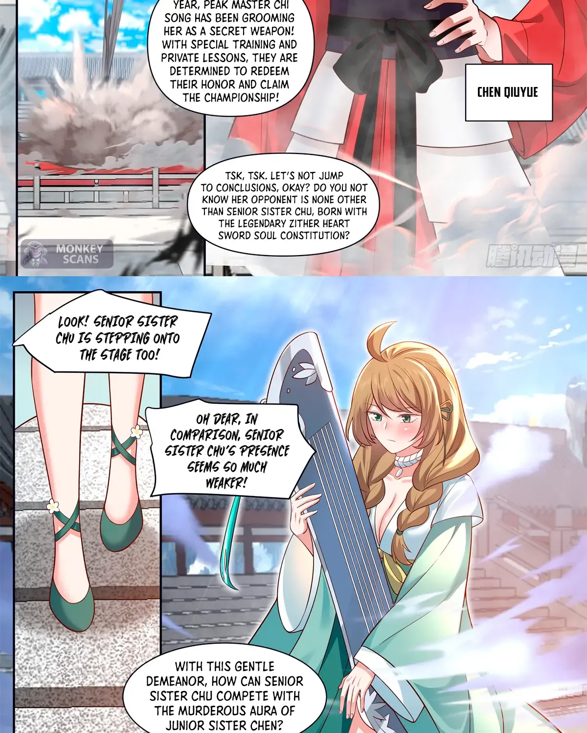 The Great Villain Senior Brother And All Of His Yandere Junior Sisters Zinmanga X Chapter 73 Page 14