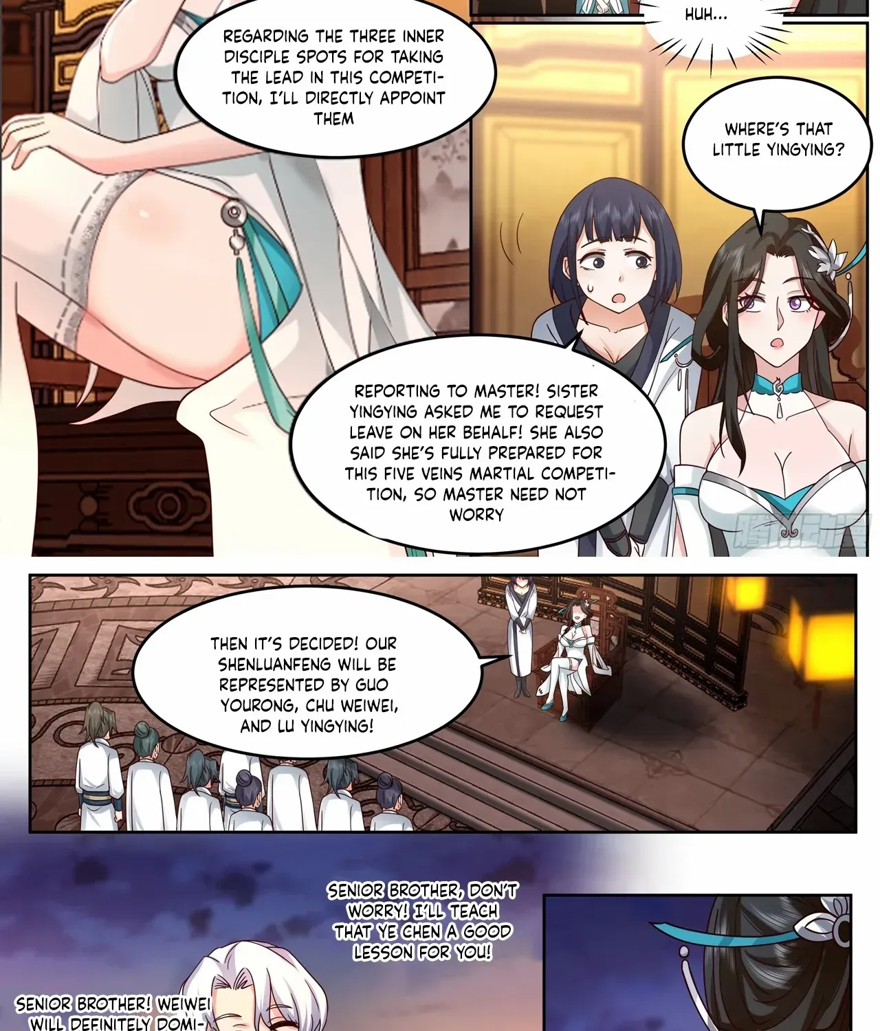 The Great Villain Senior Brother And All Of His Yandere Junior Sisters Zinmanga X Chapter 45 Page 14