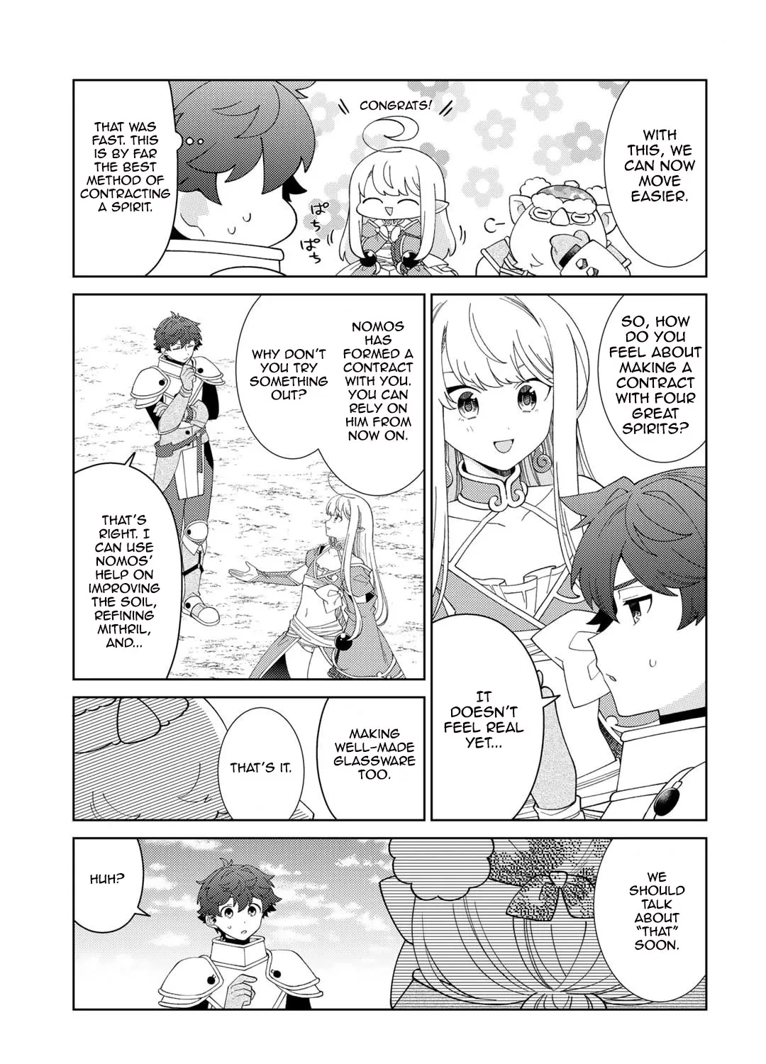 Seirei-tachi no Rakuen to Risou no Isekai Seikatsu Zinmanga X Chapter 68 Page 13