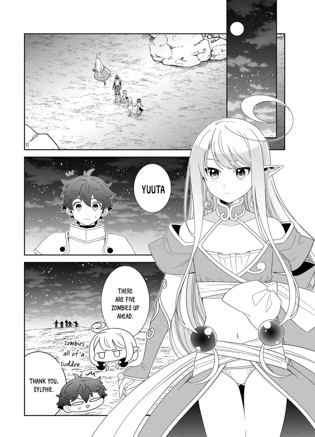 Seirei-tachi no Rakuen to Risou no Isekai Seikatsu Zinmanga X Chapter 64 Page 11