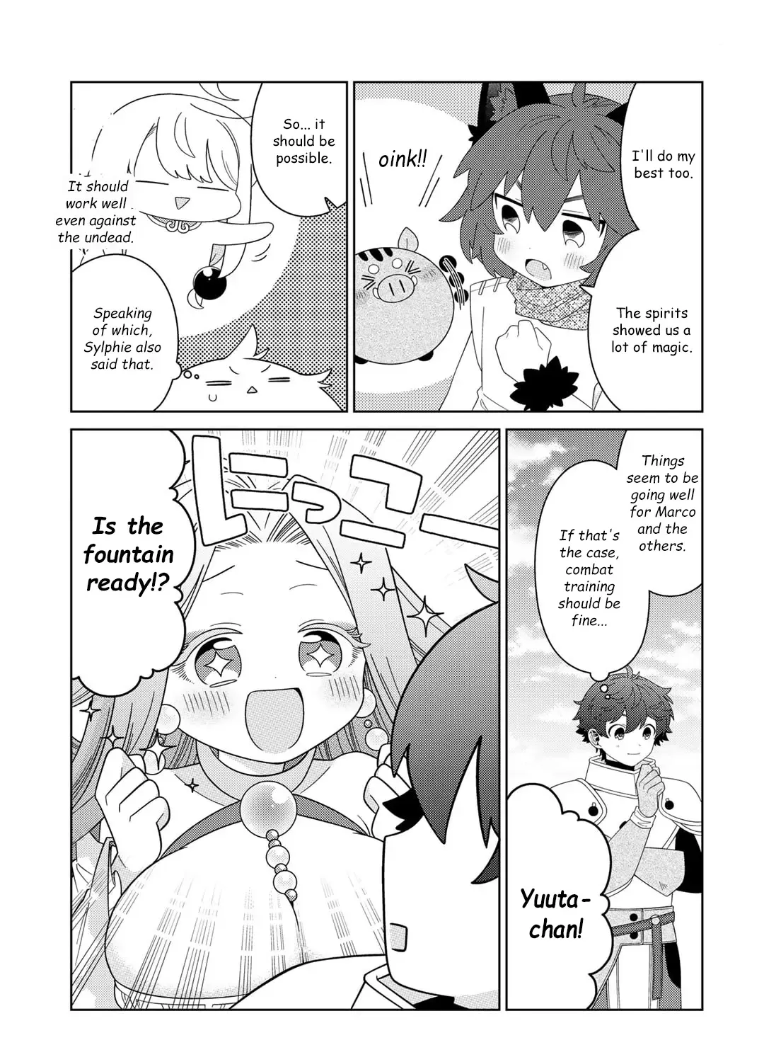 Seirei-tachi no Rakuen to Risou no Isekai Seikatsu Zinmanga X Chapter 62 Page 5