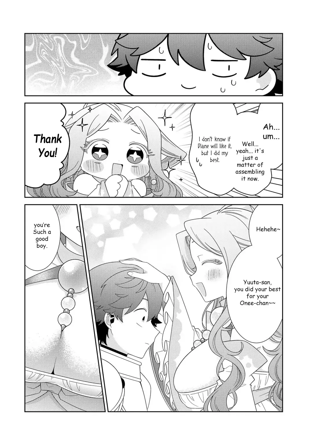 Seirei-tachi no Rakuen to Risou no Isekai Seikatsu Zinmanga X Chapter 62 Page 7