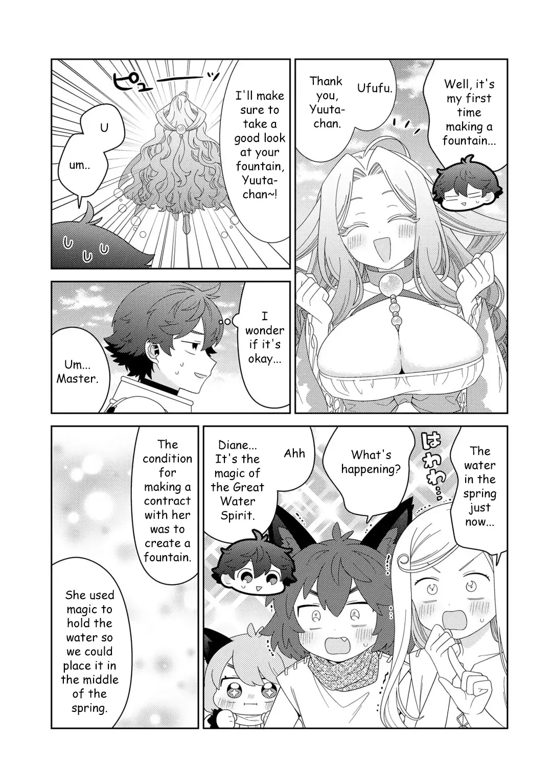 Seirei-tachi no Rakuen to Risou no Isekai Seikatsu Zinmanga X Chapter 62 Page 21