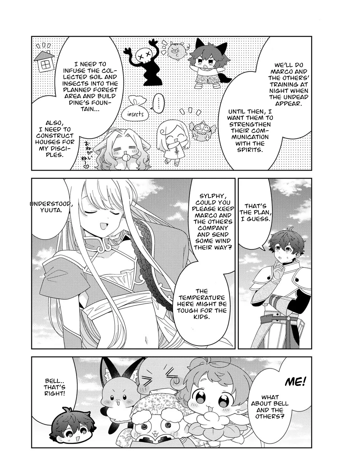 Seirei-tachi no Rakuen to Risou no Isekai Seikatsu Zinmanga X Chapter 61 Page 6