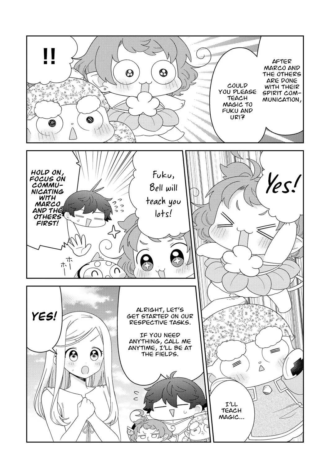 Seirei-tachi no Rakuen to Risou no Isekai Seikatsu Zinmanga X Chapter 61 Page 8