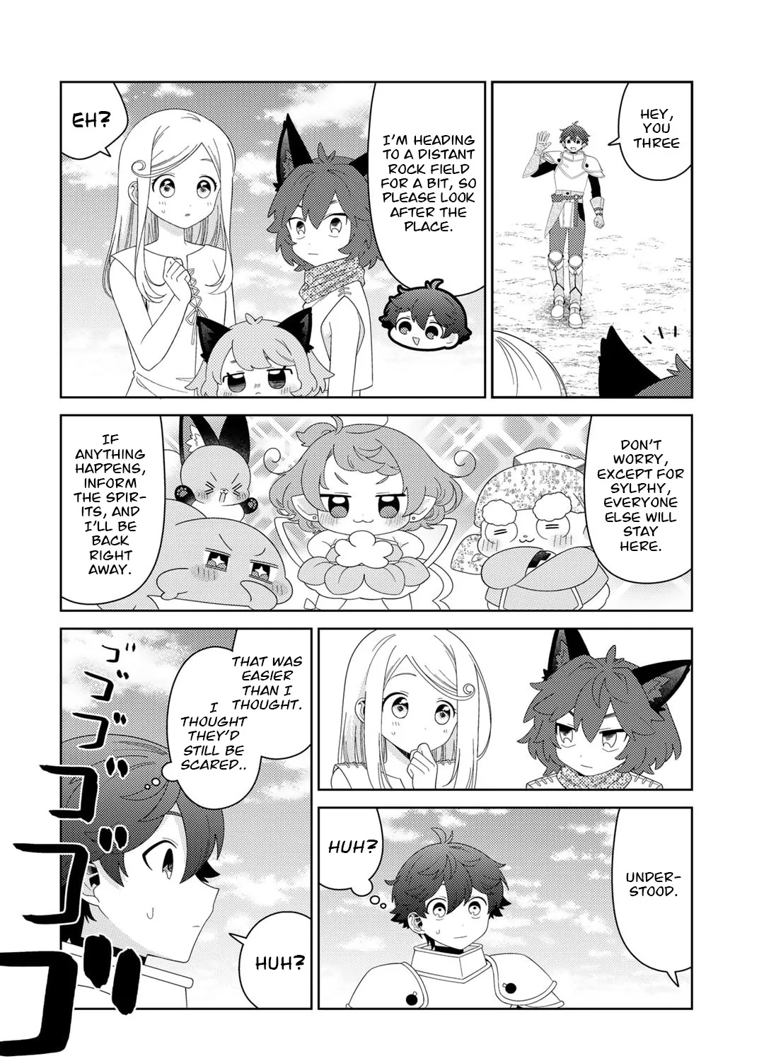Seirei-tachi no Rakuen to Risou no Isekai Seikatsu Zinmanga X Chapter 61 Page 12