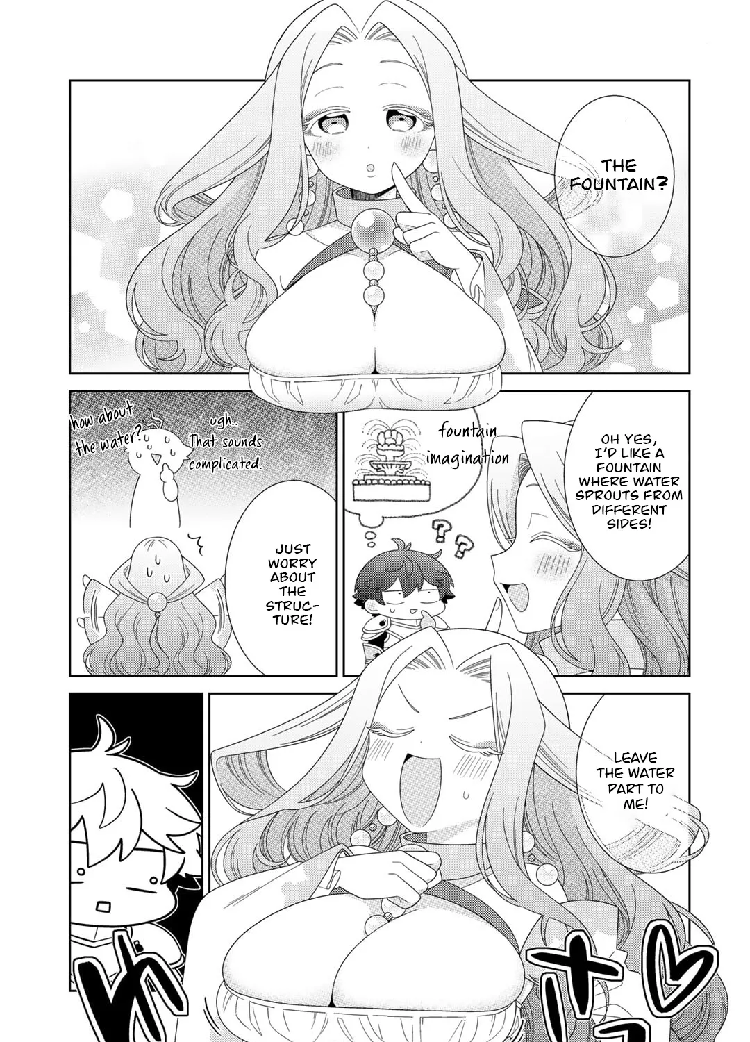 Seirei-tachi no Rakuen to Risou no Isekai Seikatsu Zinmanga X Chapter 61 Page 18