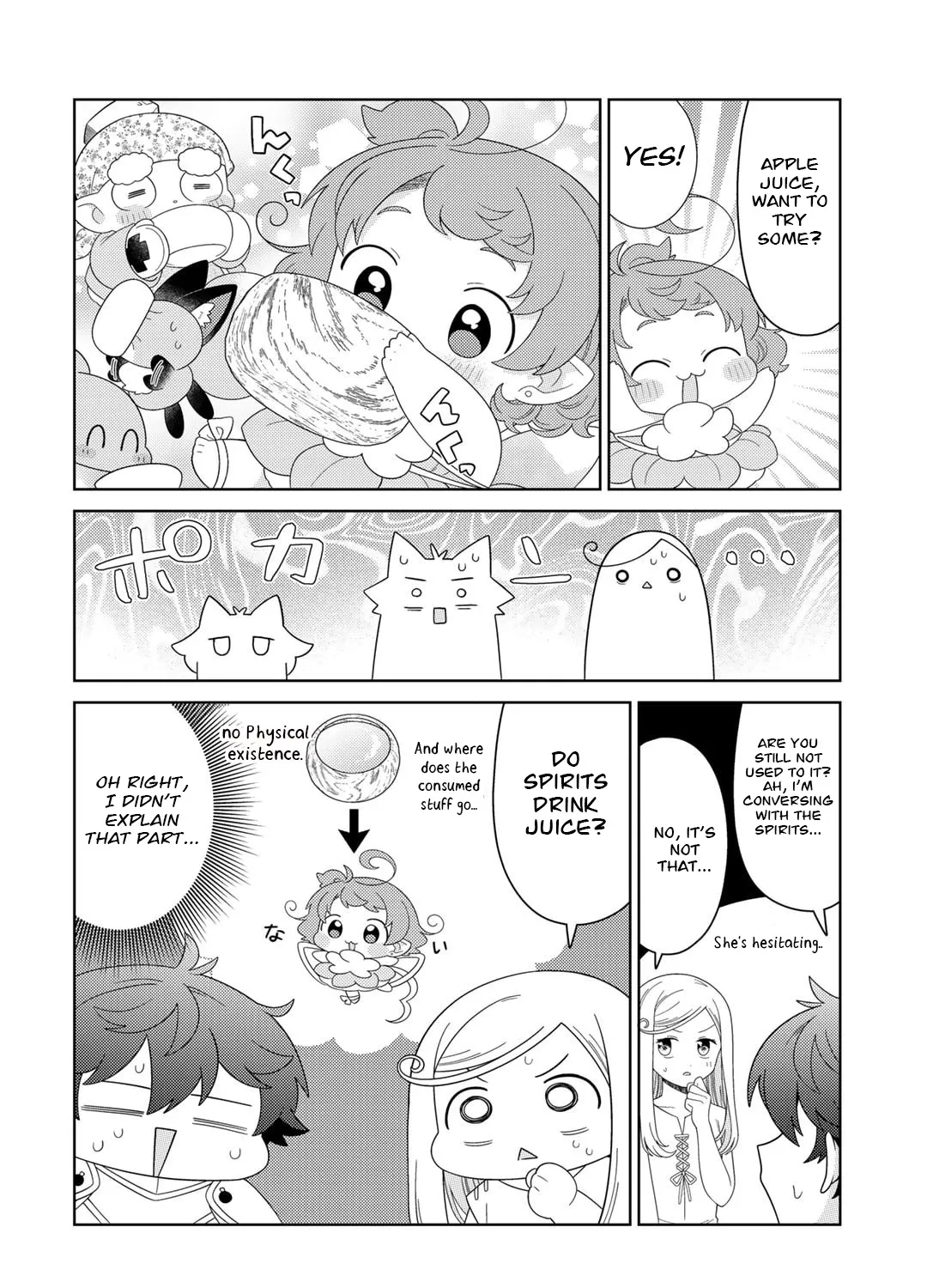Seirei-tachi no Rakuen to Risou no Isekai Seikatsu Zinmanga X Chapter 58 Page 32