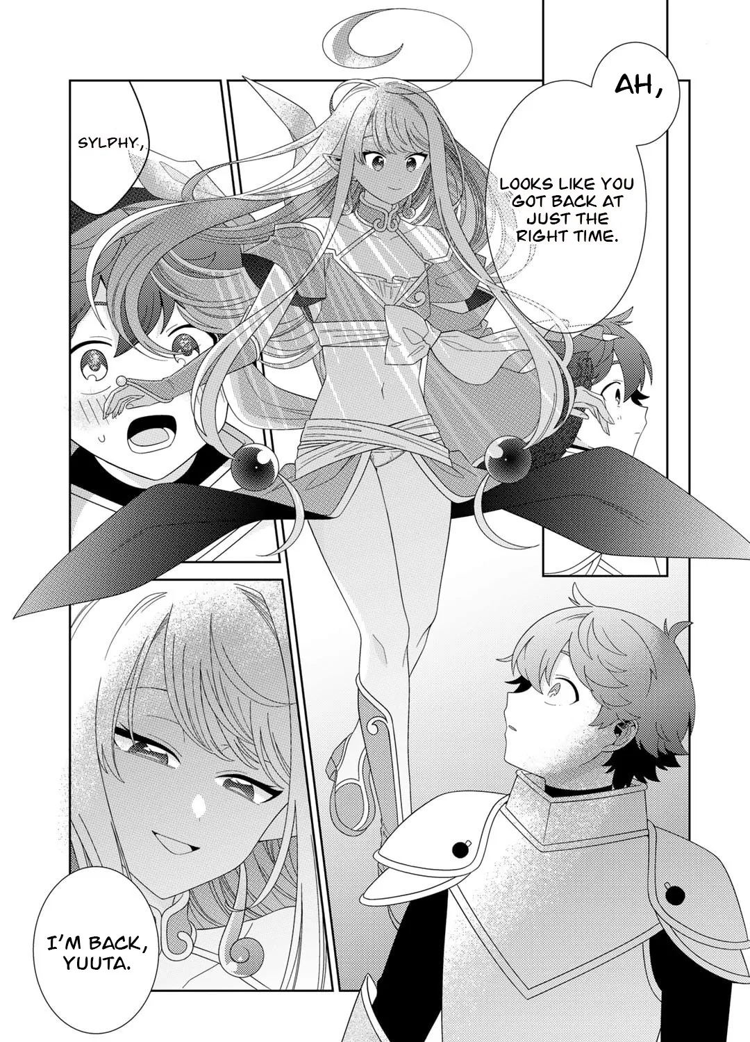 Seirei-tachi no Rakuen to Risou no Isekai Seikatsu Zinmanga X Chapter 58 Page 38