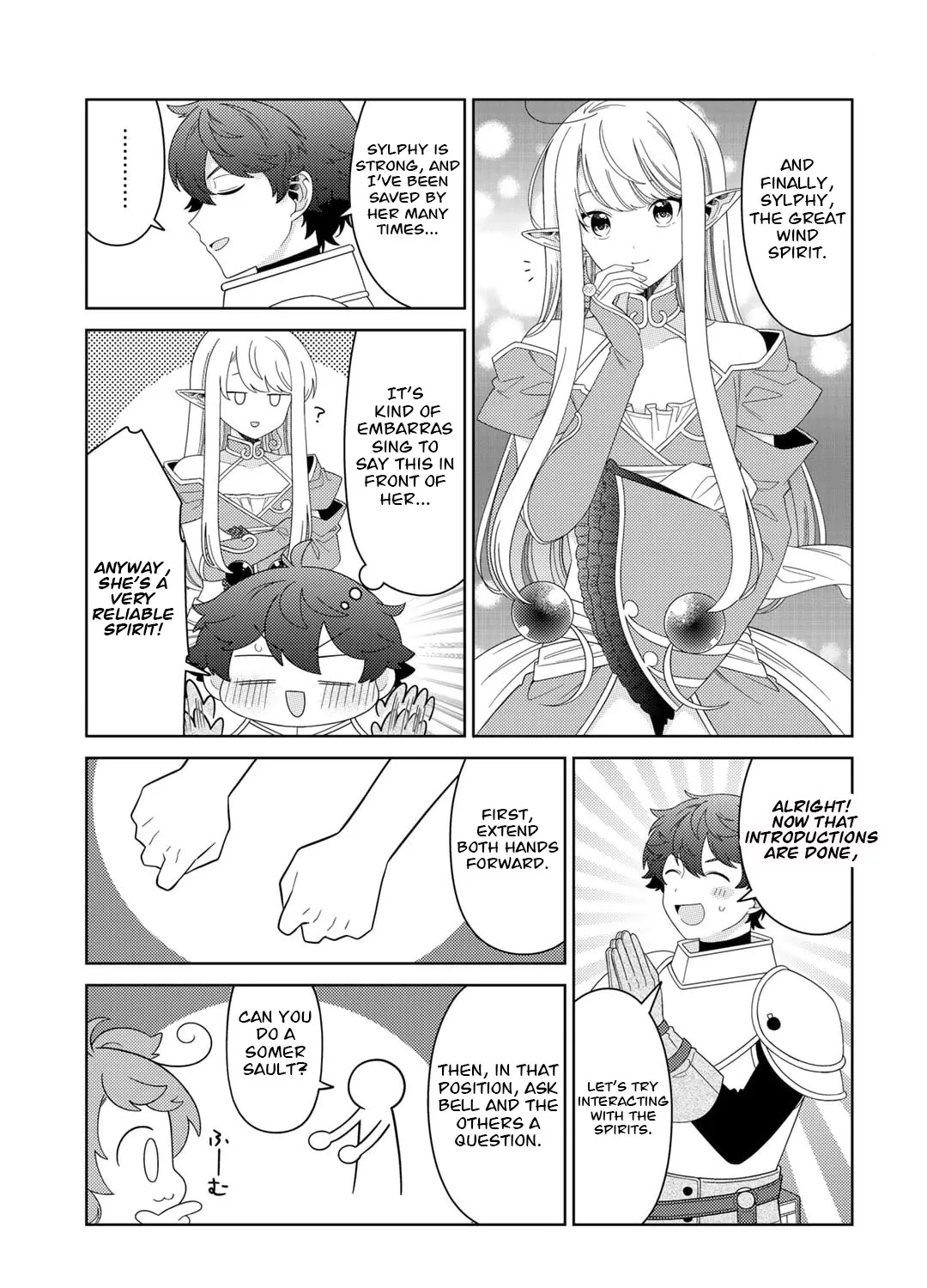 Seirei-tachi no Rakuen to Risou no Isekai Seikatsu Zinmanga X Chapter 57 Page 18