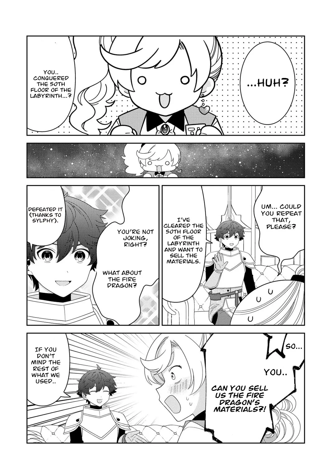 Seirei-tachi no Rakuen to Risou no Isekai Seikatsu Zinmanga X Chapter 56 Page 7