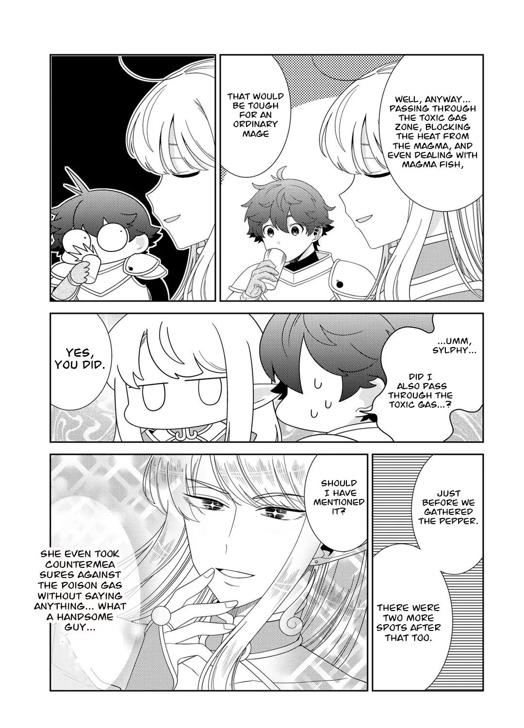 Seirei-tachi no Rakuen to Risou no Isekai Seikatsu Zinmanga X Chapter 50 Page 5
