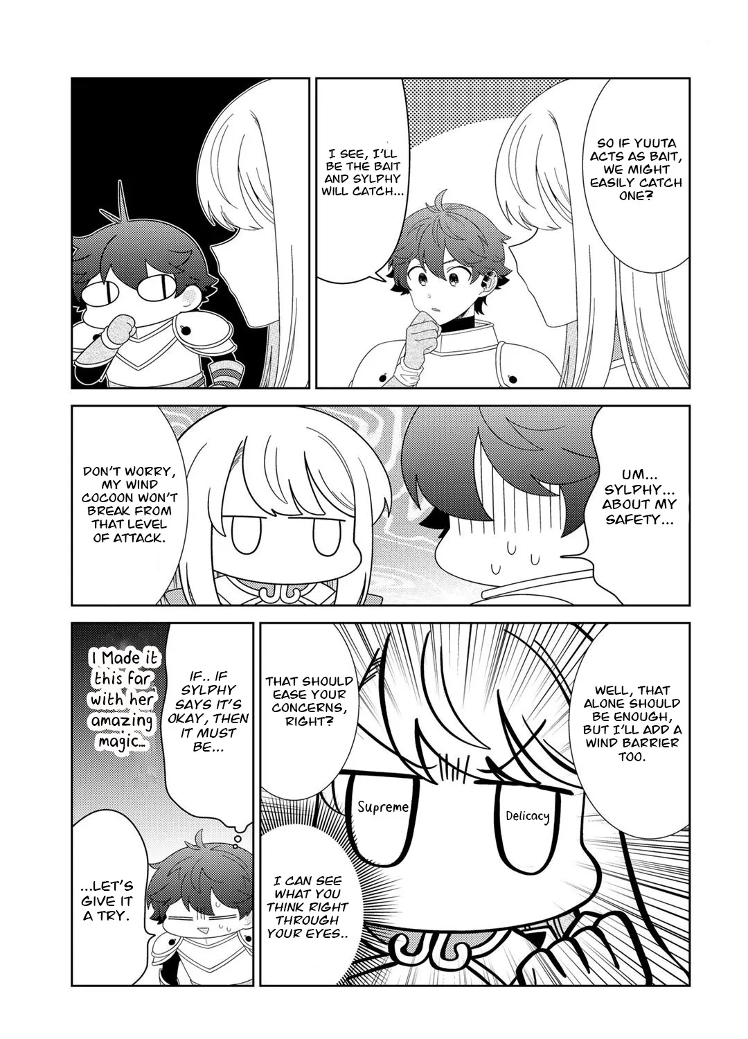 Seirei-tachi no Rakuen to Risou no Isekai Seikatsu Zinmanga X Chapter 50 Page 9