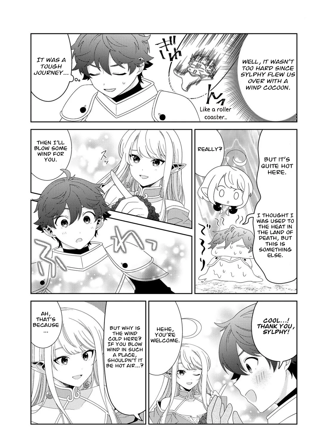Seirei-tachi no Rakuen to Risou no Isekai Seikatsu Zinmanga X Chapter 49 Page 13
