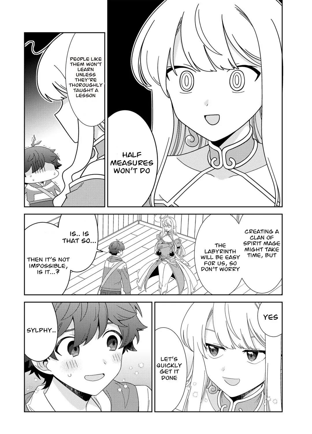 Seirei-tachi no Rakuen to Risou no Isekai Seikatsu Zinmanga X Chapter 46 Page 8