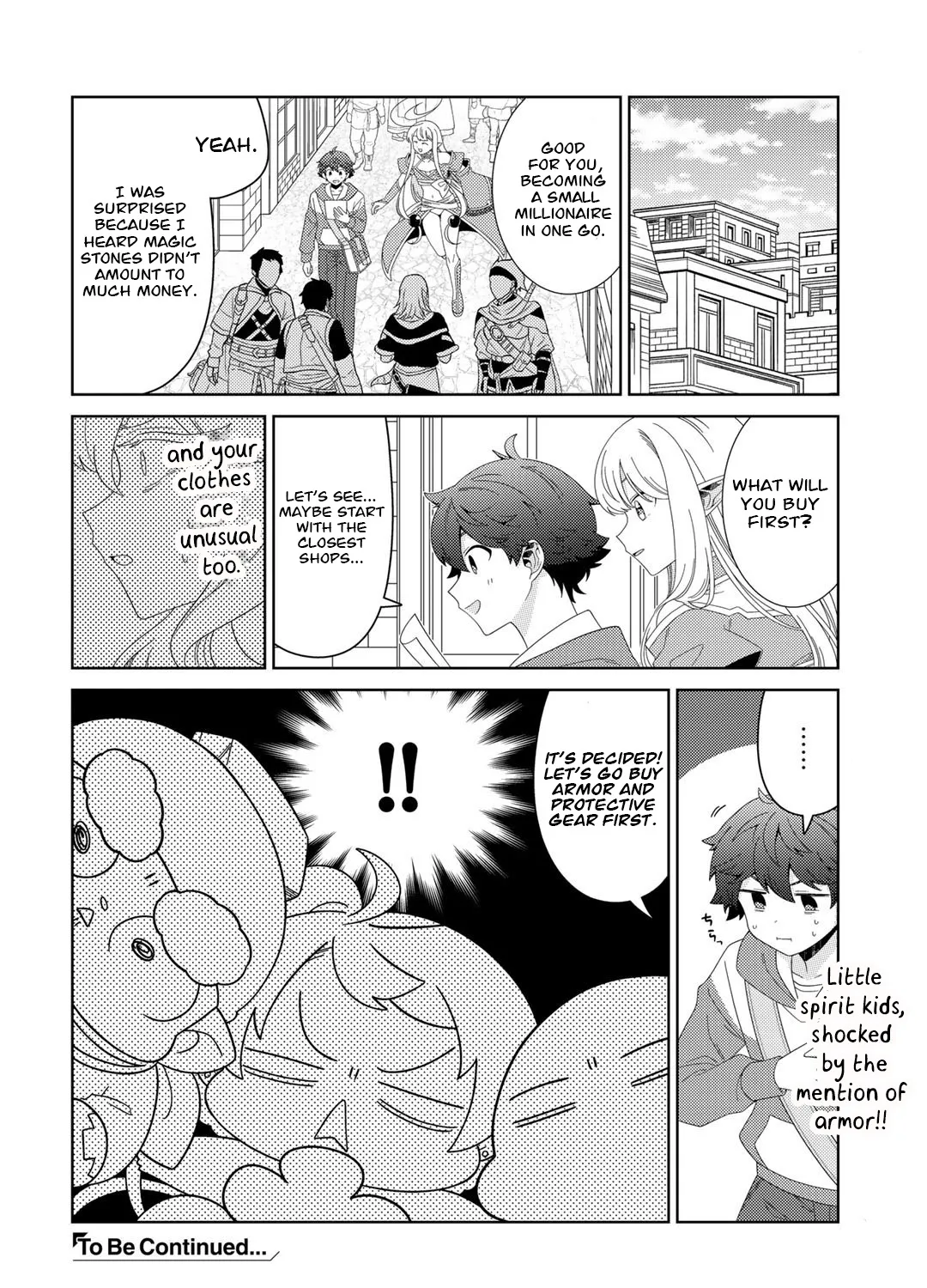 Seirei-tachi no Rakuen to Risou no Isekai Seikatsu Zinmanga X Chapter 46 Page 32