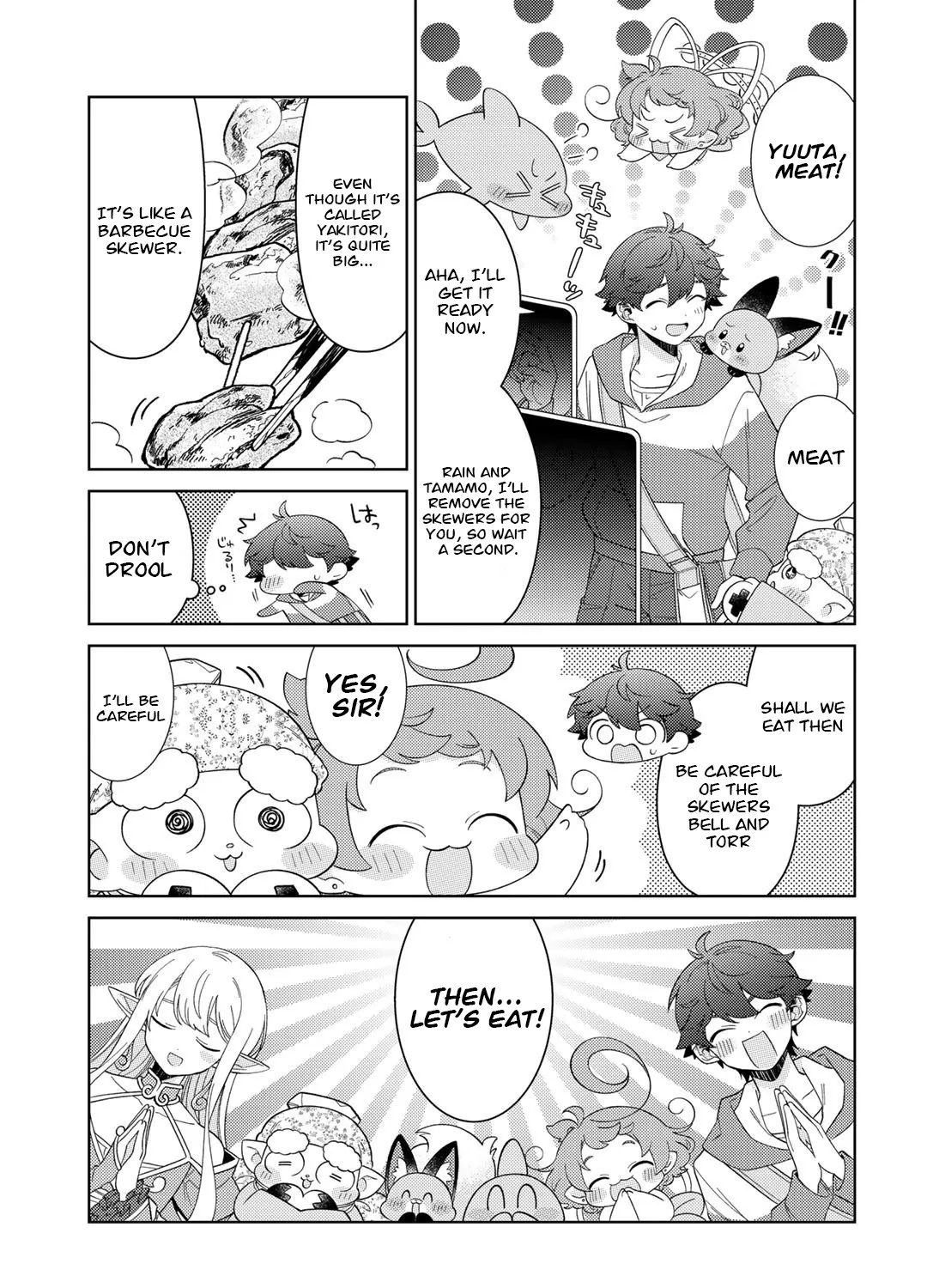 Seirei-tachi no Rakuen to Risou no Isekai Seikatsu Zinmanga X Chapter 43 Page 9