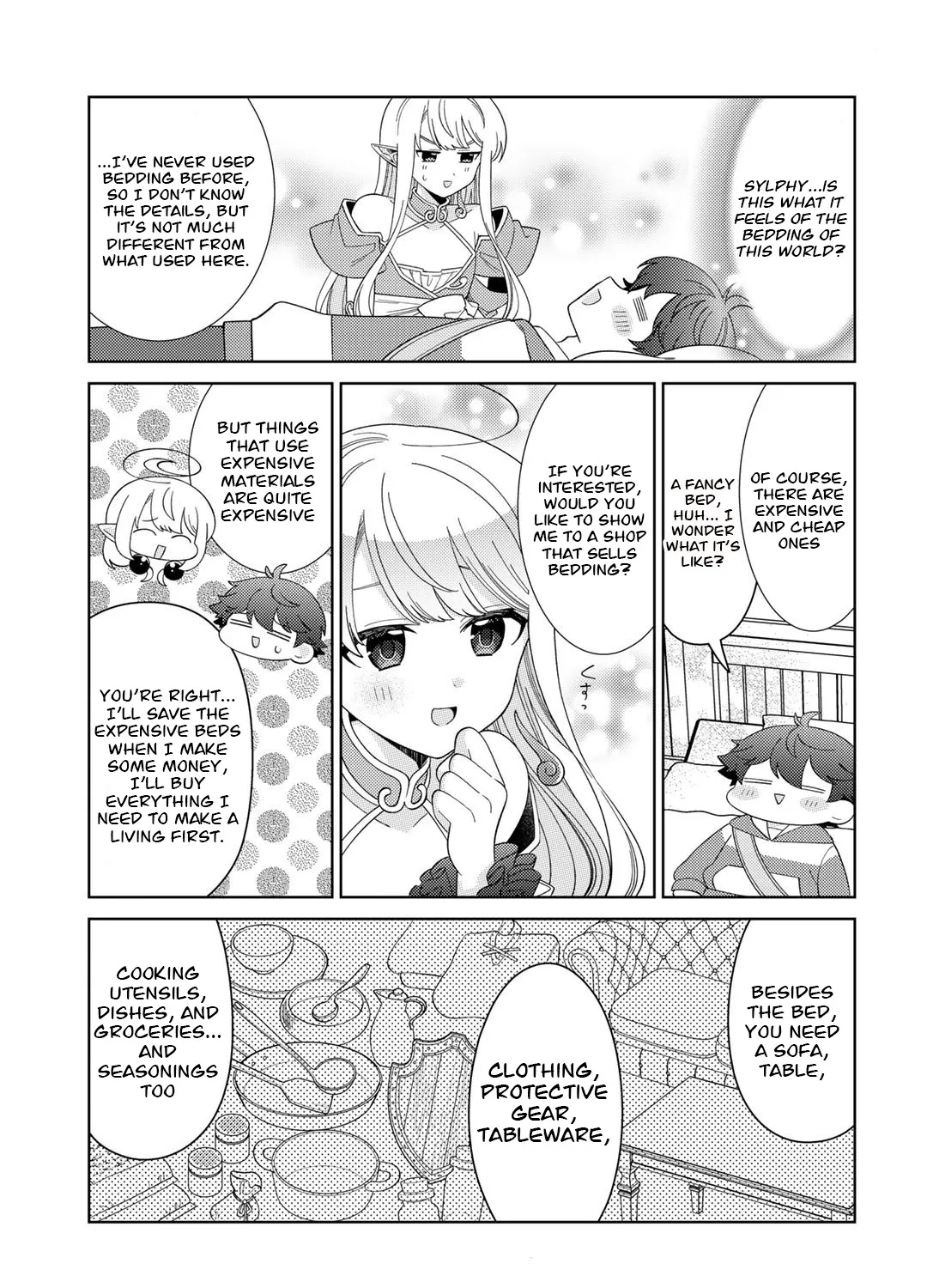 Seirei-tachi no Rakuen to Risou no Isekai Seikatsu Zinmanga X Chapter 42 Page 17
